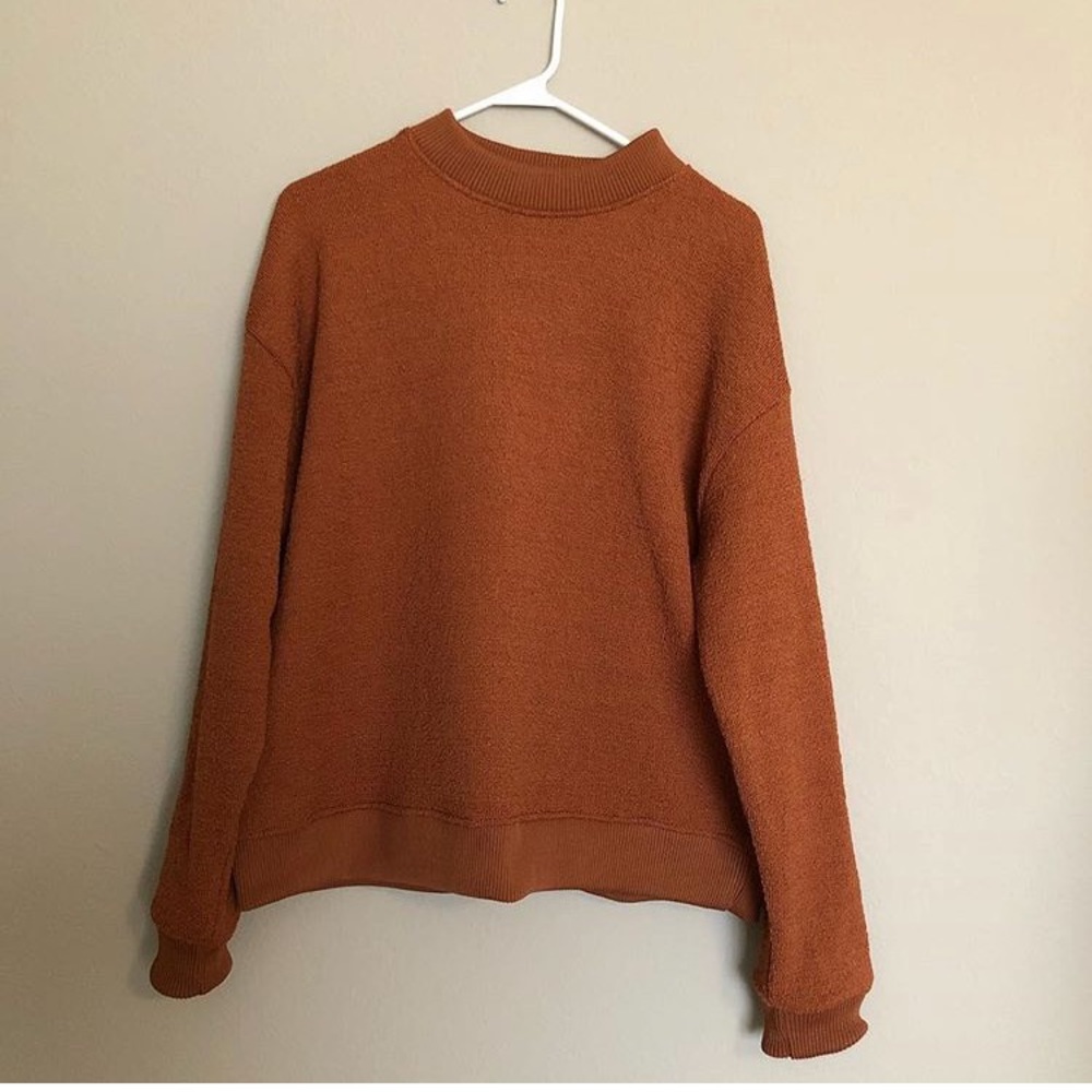 Zara mock neck knit sweater